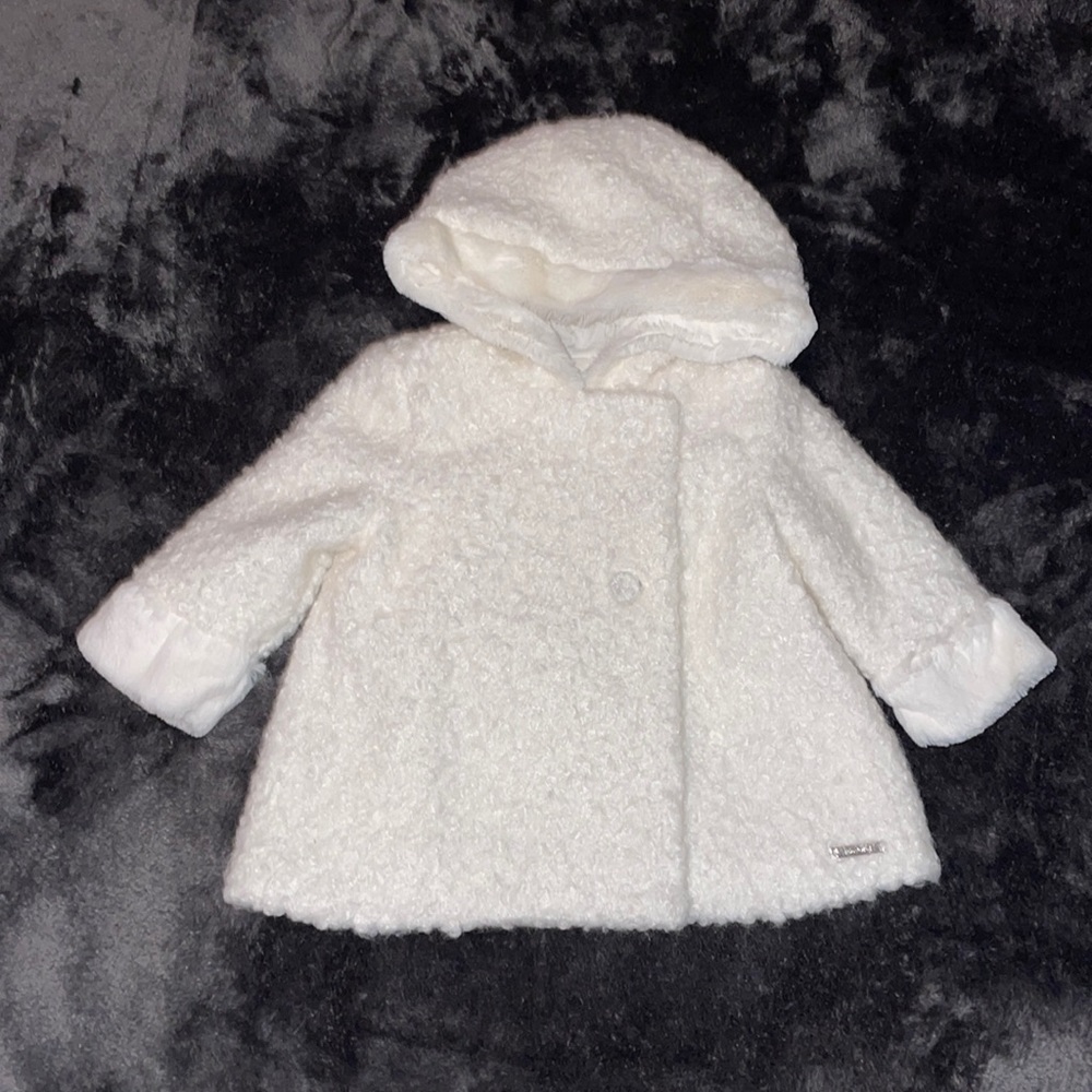 NWT Mayoral Cream Coat 6M